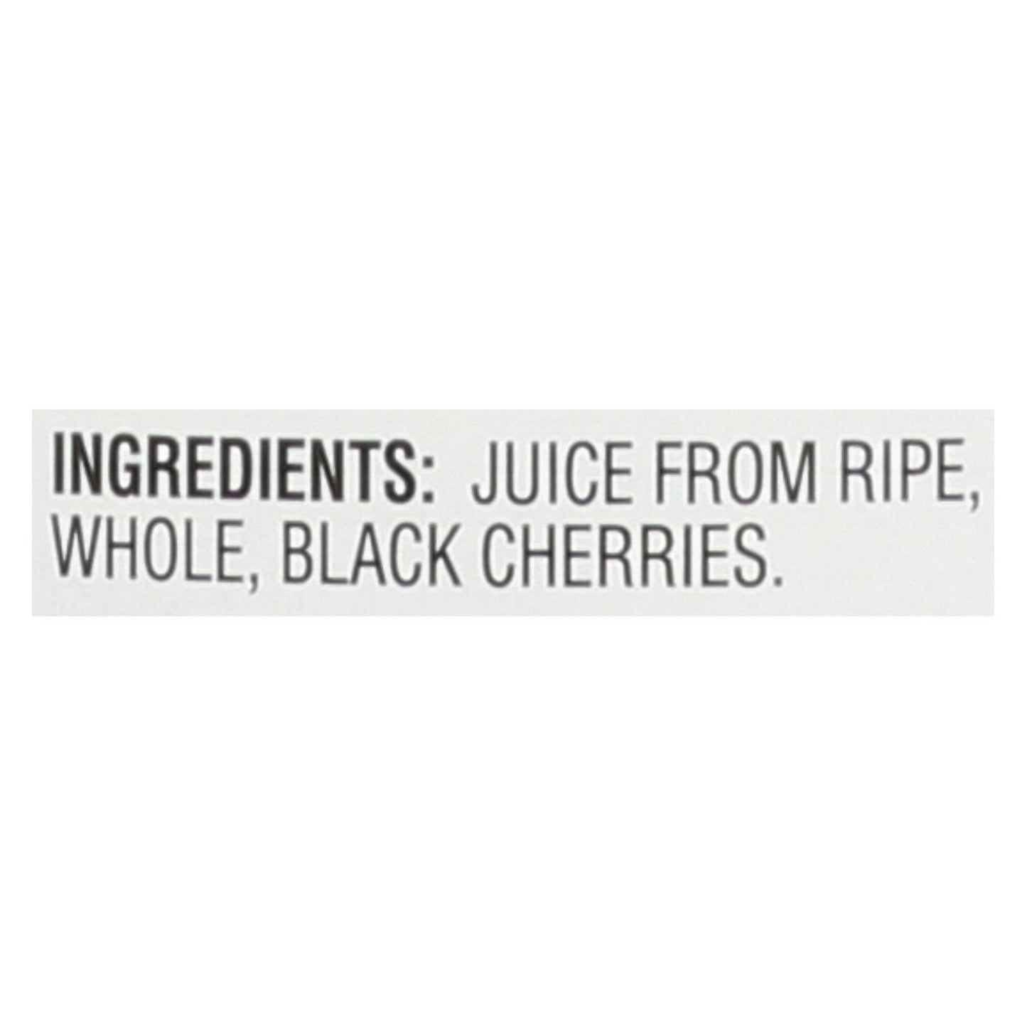 Rw Knudsen Just Black Cherry Juice - Case Of 6 - 32 Fz