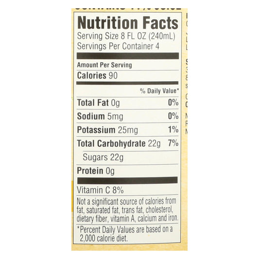 Santa Cruz Organic Juice - Lemonade - Case Of 12 - 32 Fl Oz.