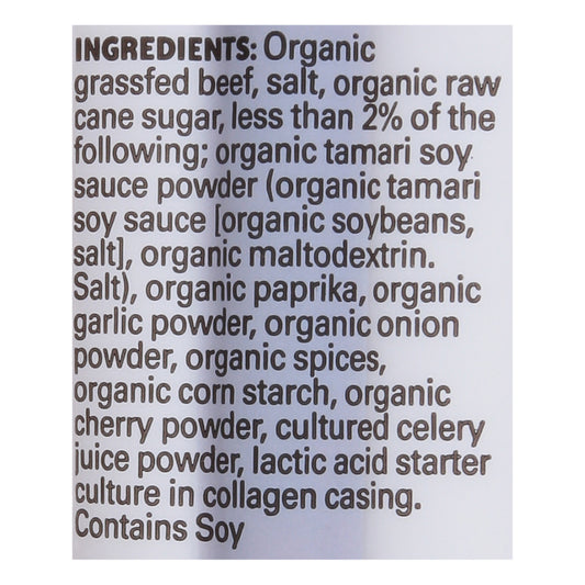 Mighty Organic - Bfstk Og2 Grsfd Teriyaki - Cs Of 24-1 Oz