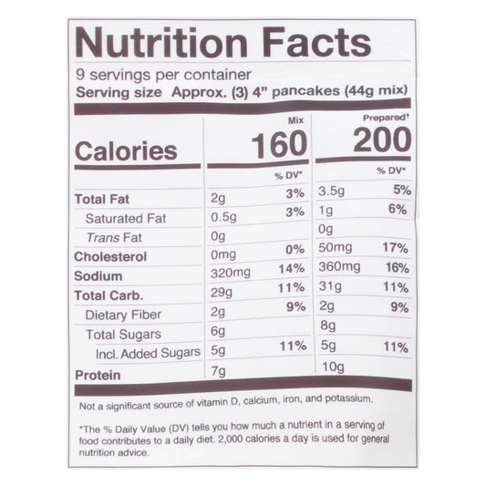 Miss Jones Baking Co - Mix Oat Pancake Waff Orig - Cs Of 6-13.99 Oz