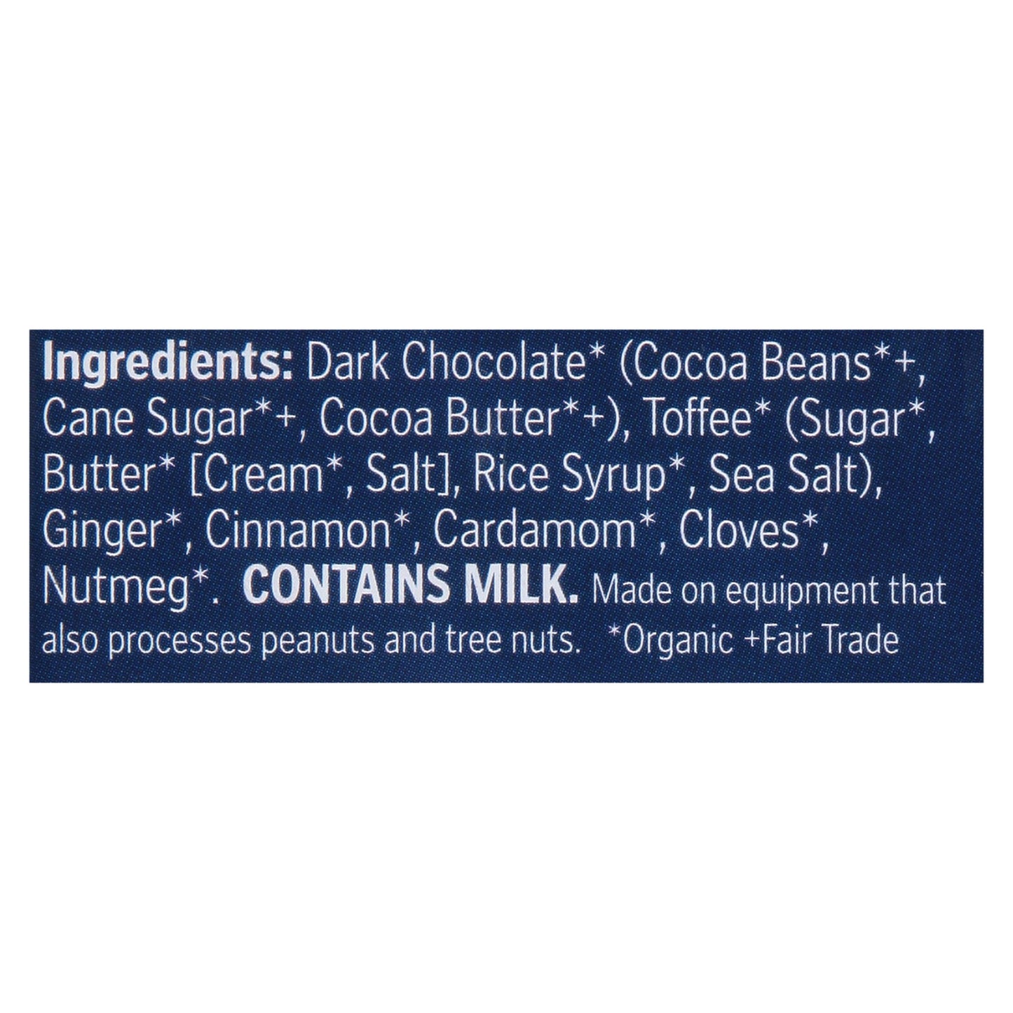 Theo Chocolate - Bar Og2 Dkchc Gngrbd Toff - Cs Of 12-2.8 Oz
