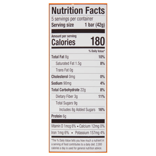 Bob's Red Mill - Bars Pbtr Honey Oats - Cs Of 6-7.4 Oz