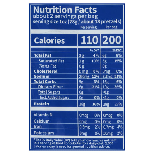 Crisp Power - Protein Pretzels Sea Salt - Cs Of 6-1.75 Oz