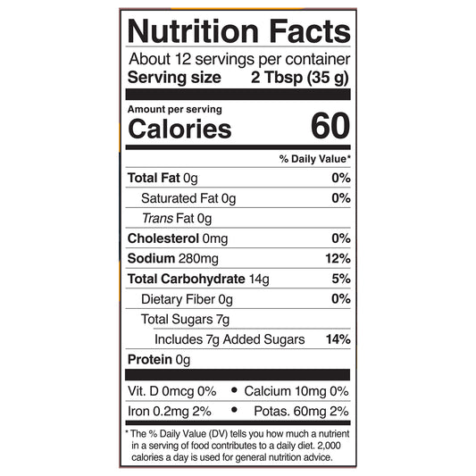 Flavortown - Sauce Honey Bbq - Cs Of 6-14.5 Fz