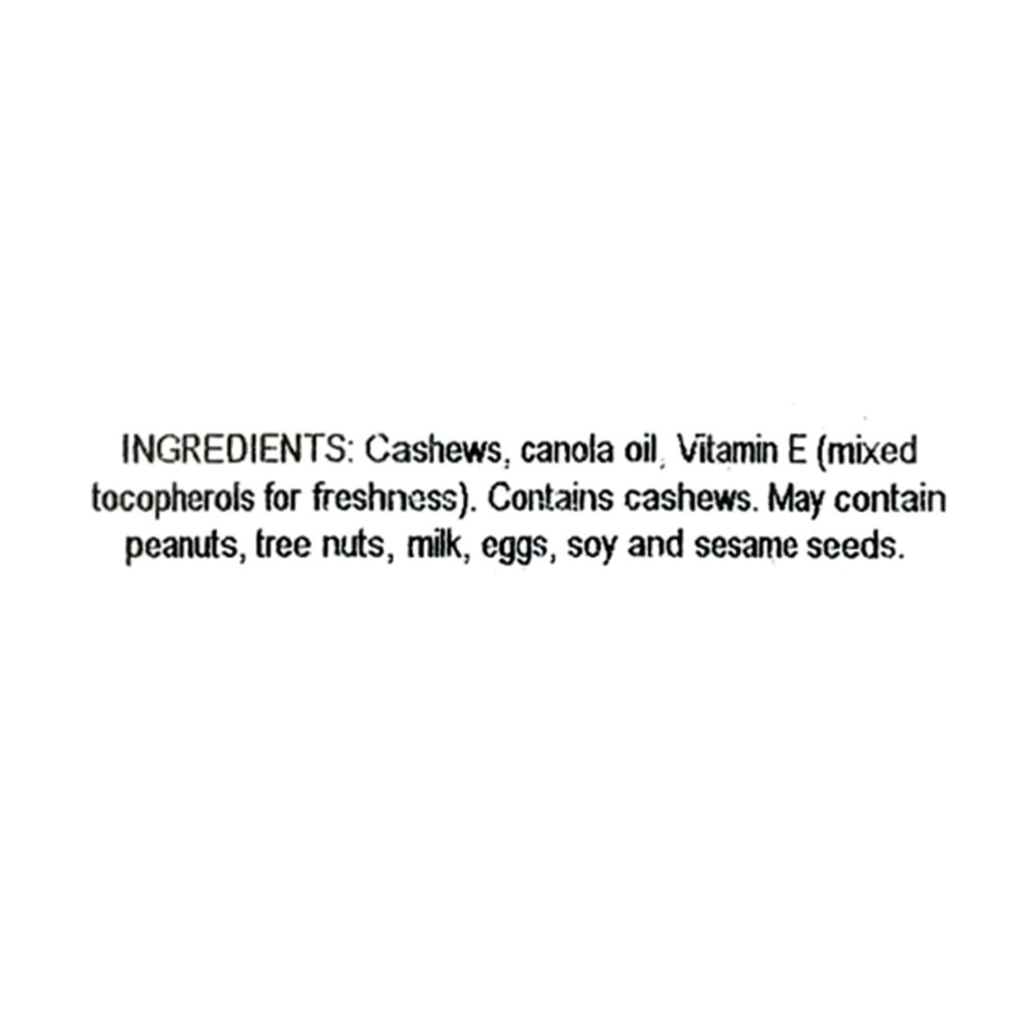 Kind - Cashews Rst Unsalted - Cs Of 6-9 Oz