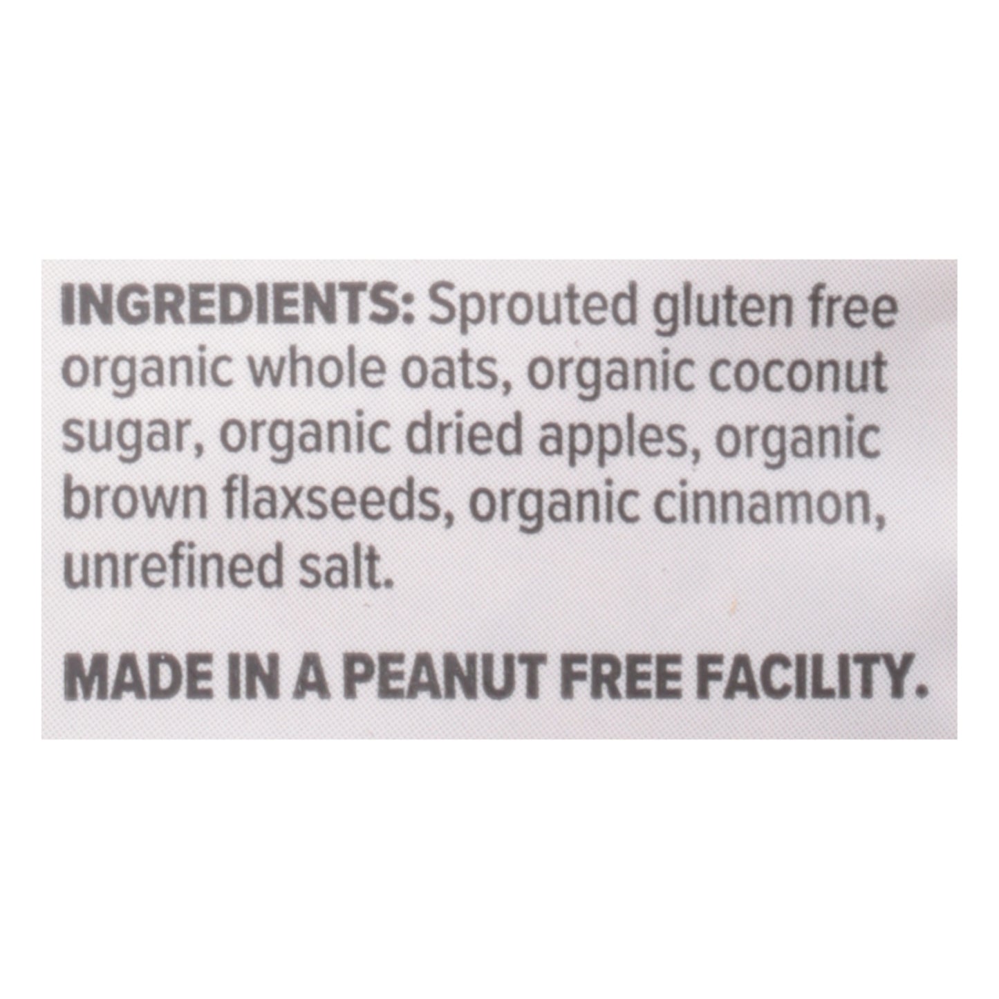 One Degree Organic Foods - Sprt Otml Og2 Apl Cinnmn - Cs Of 6-18 Oz