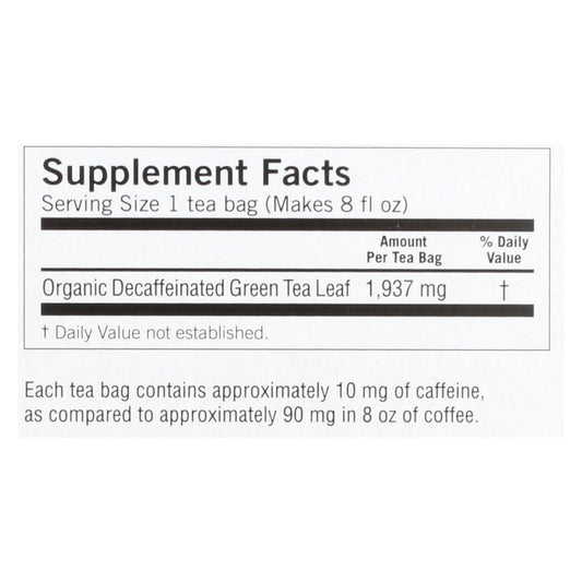 Yogi Tea Green Tea Pure Green - Decaf - 16 Tea Bags