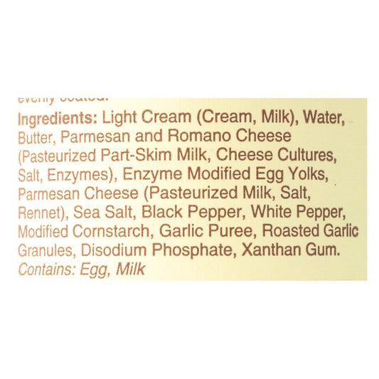 Rao's Specialty Food Roasted Garlic Alfredo Sauce - Case Of 6 - 15 Oz