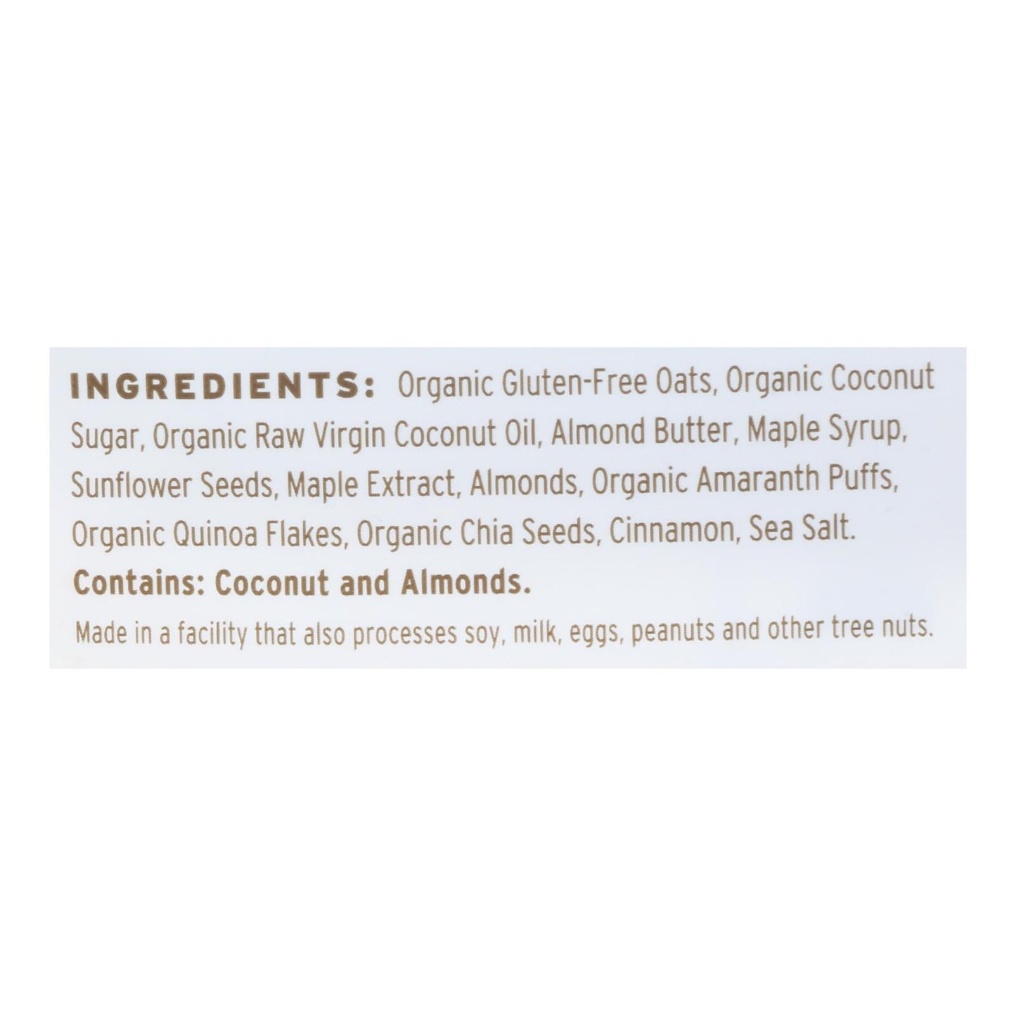 Purely Elizabeth Maple + Almond Butter Granola - Case Of 6 - 10 Oz