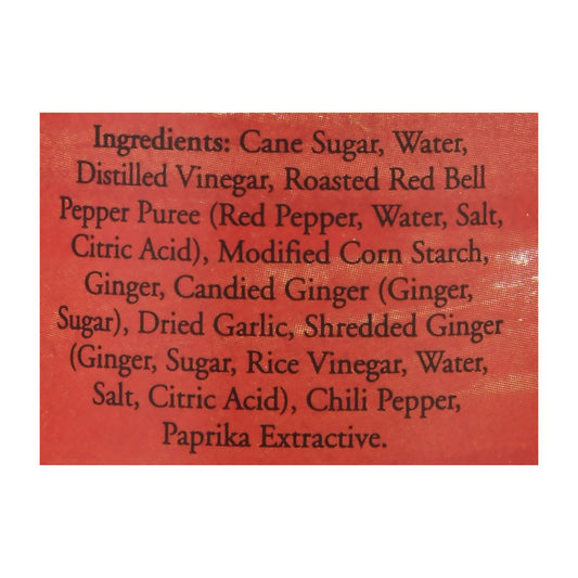 The Ginger People Sweet Ginger Sauce - Chili - Case Of 12 - 12.7 Fl Oz.