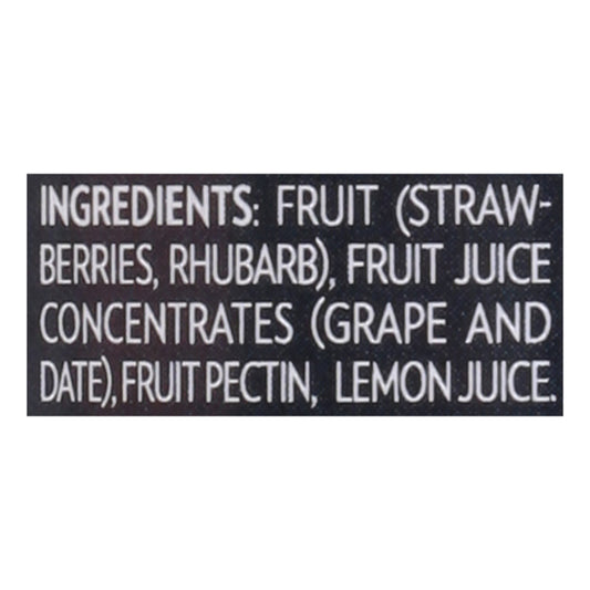 St Dalfour - Fruit Spread Straw&rhbrb - Cs Of 6-10 Oz