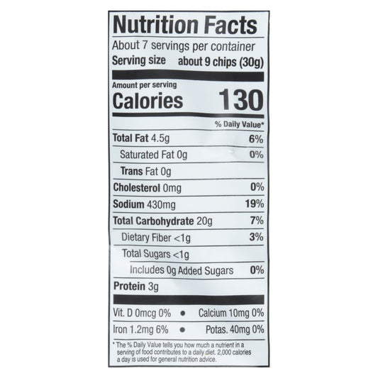 Pretzelized - Pita Chip Sea Salt - Cs Of 12-7 Oz