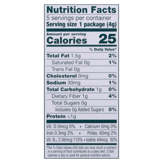 Gimme Seaweed Snacks - Seaweed Snk Og2 Sslt 5pk - Cs Of 6-5/.14 Oz