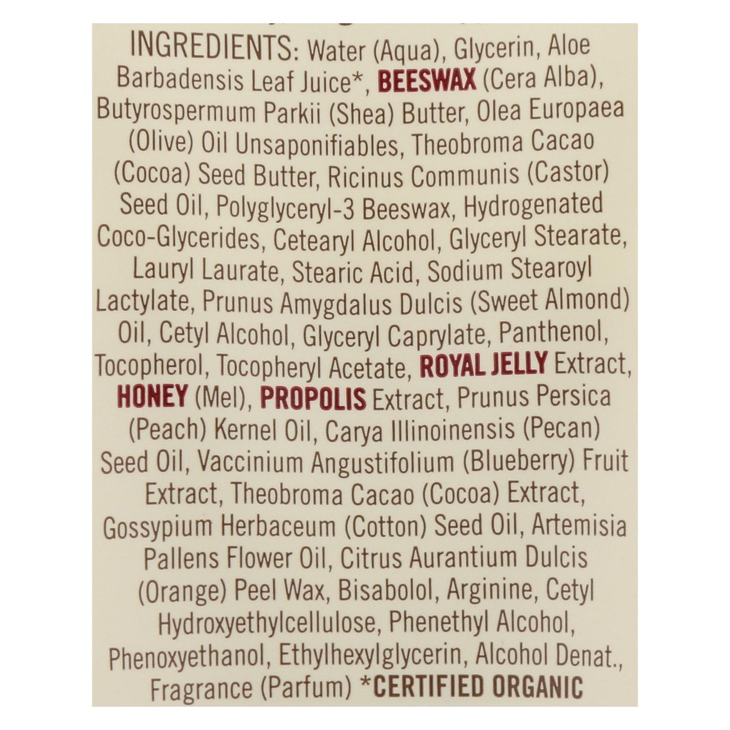 Savannah Bee - Handcream Beeswax Tube - Ea Of 1-1.7 Oz