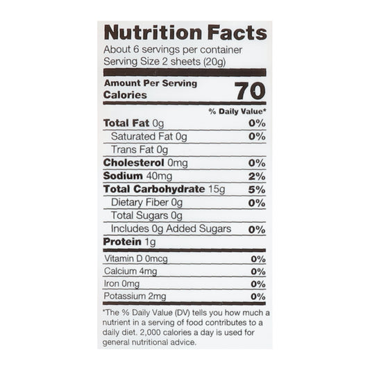 Ocean's Halo - Rice Wrap Og2 Spring Roll - Cs Of 12-4.2 Oz