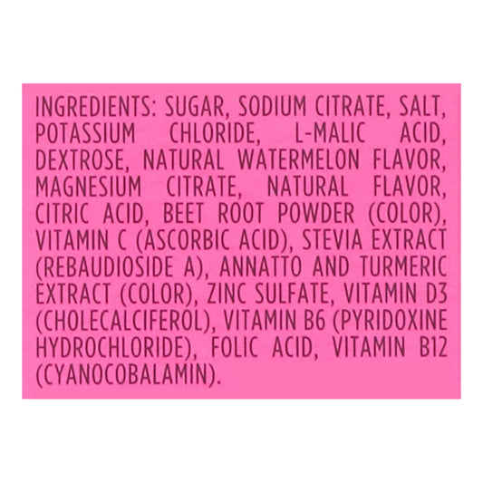 Sos Hydration - Hydration Mix Watermelon - Ea Of 1-8 Ct