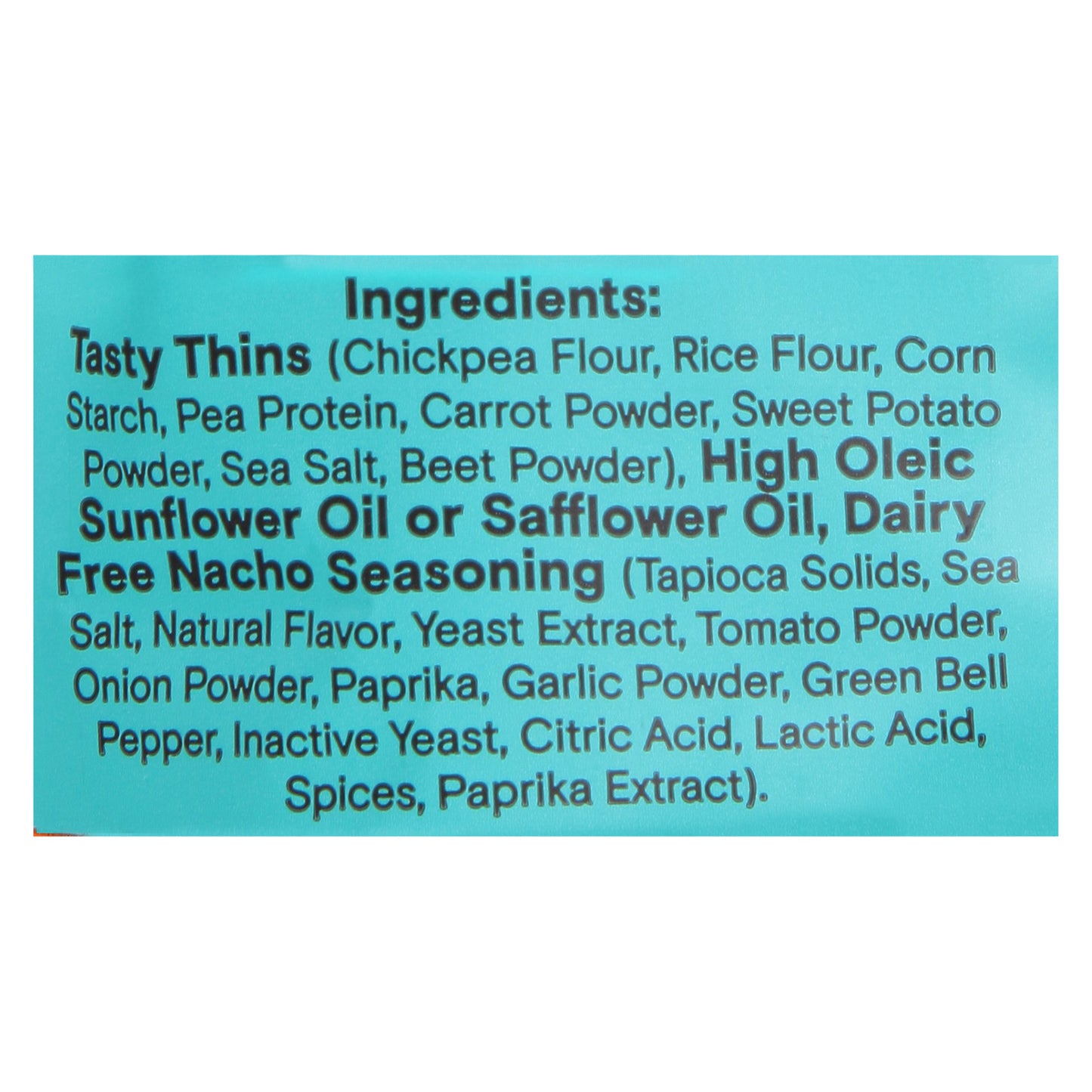 Biena Llc - Tasty Thins Nacho Chkpea - Cs Of 12-4 Oz