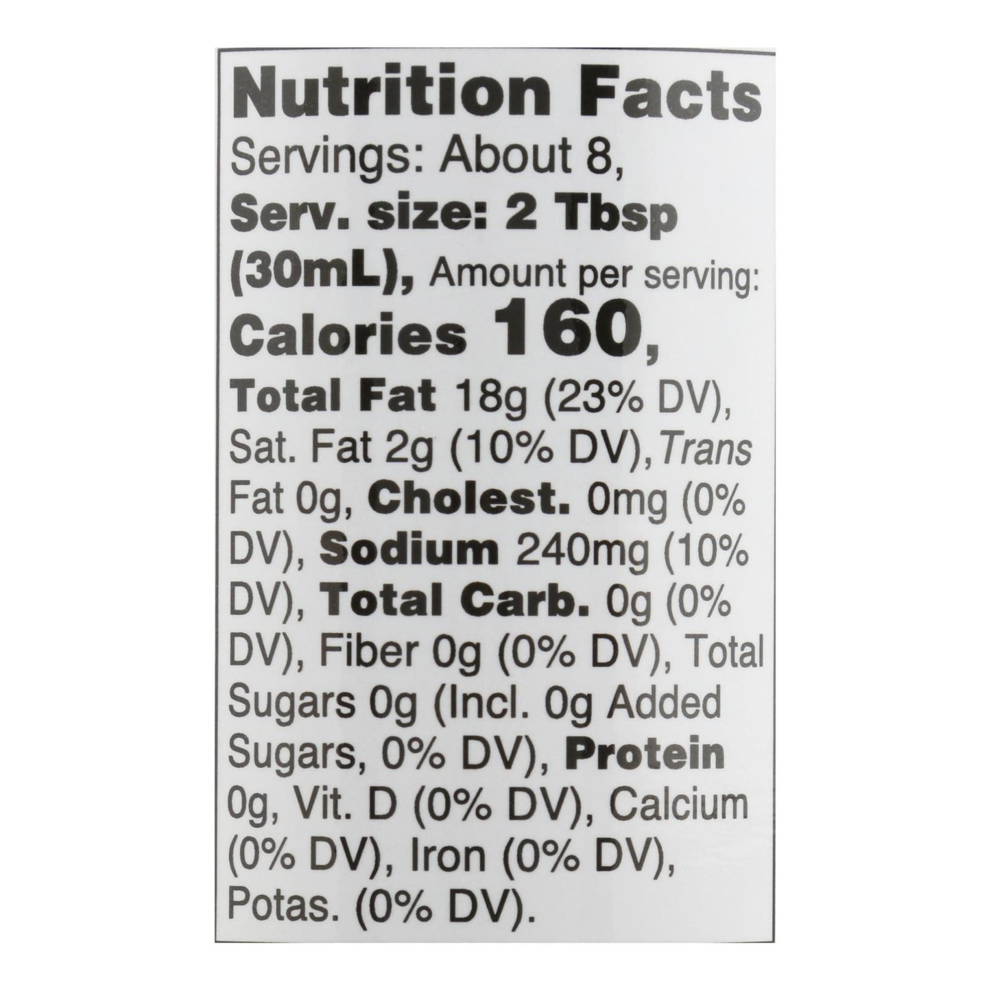 Fody Food Company - Dressing Salad Ceasar - Case Of 6 - 8 Fz
