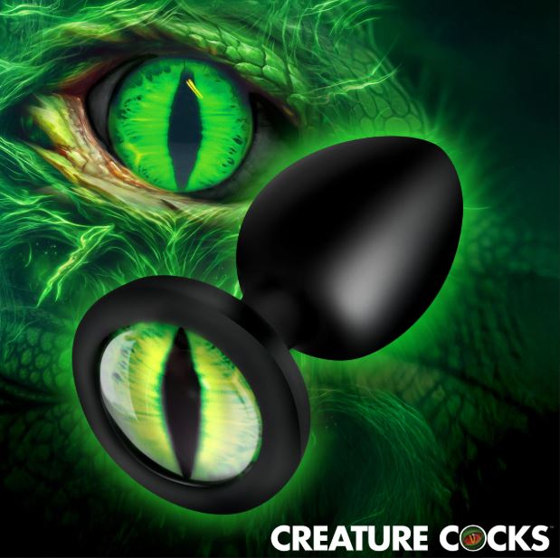 Creature Cock Creature Eye Silicone Butt Plug Small