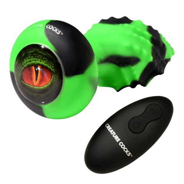 Creature Cock Eye Of The Spawn Vibrating/ Squirming Butt Plug