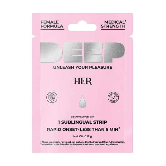 Deep - Her - Sublingual Strip - 12 Pack Display