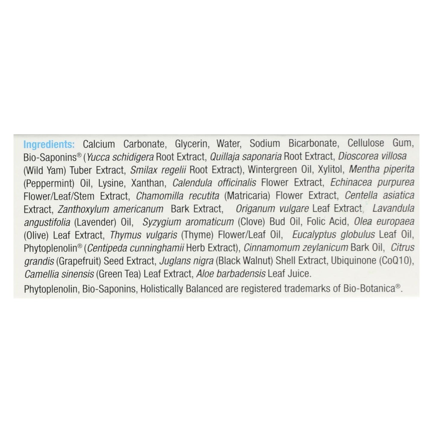 Nature's Answer Periobrite Wintermint Natural Brightening Toothpaste - 1 Each - 4 Oz