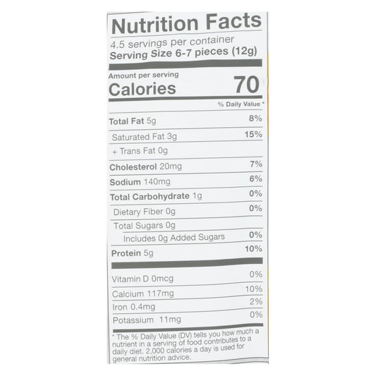 Moon Cheese's Cheddar Dehydrated Cheese Snack - Case Of 12 - 2 Oz