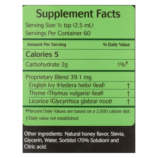 Herbion Naturals Sugar Free Ivy Leaf Syrup With Thyme Dietary Supplement - 1 Each - 5 Oz