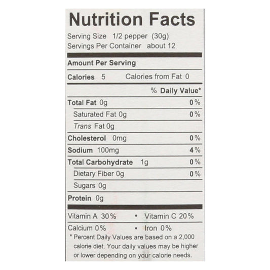 Divina, Organic Fire Roasted Sweet Peppers - Case Of 6 - 16.2 Oz