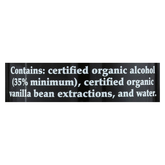 M&b Spices Organic Pure Vanilla Extract - Case Of 3 - 4 Oz