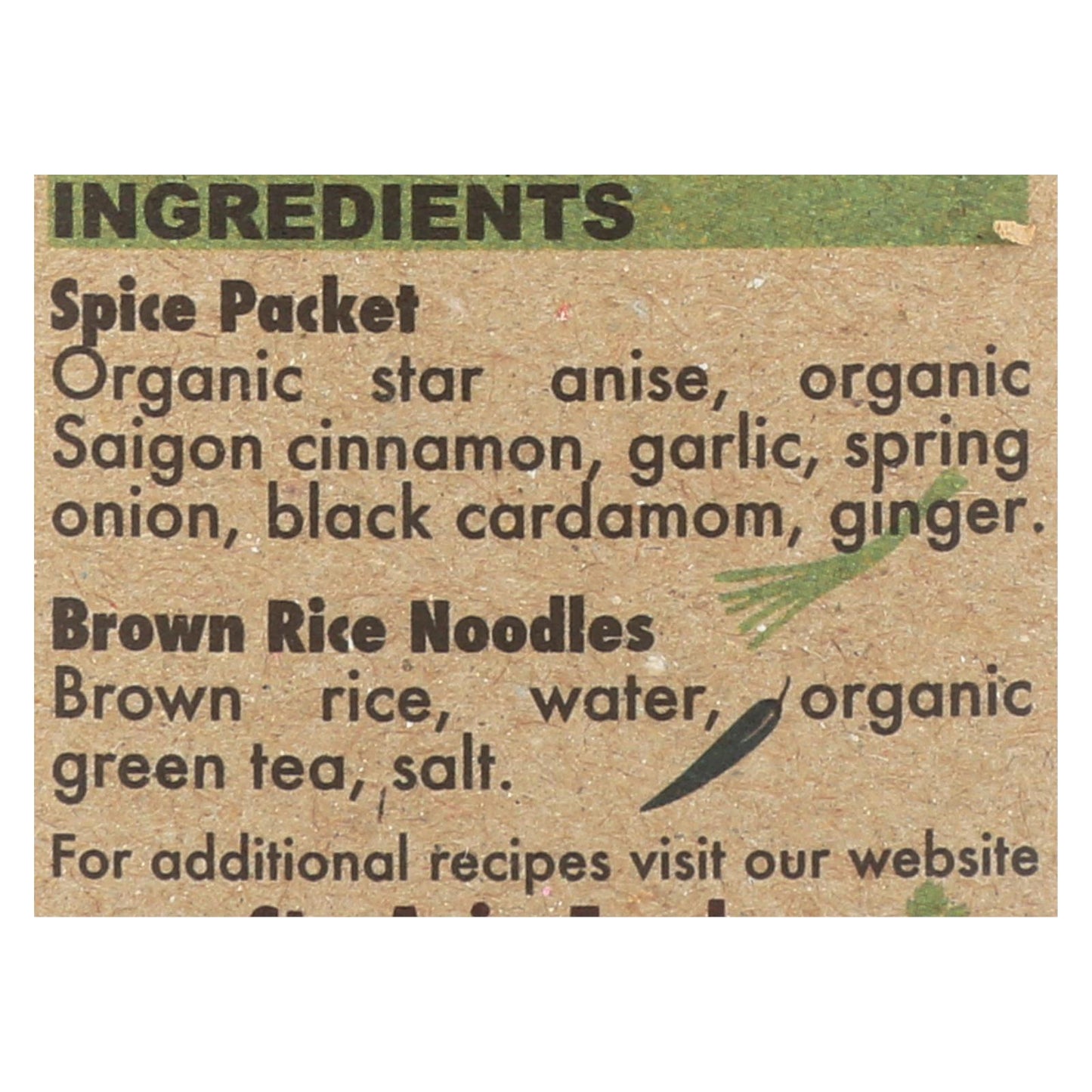 Happy Pho Brown Rice Noodle Soup Mix, Garlic Goodness - Case Of 6 - 4.5 Oz