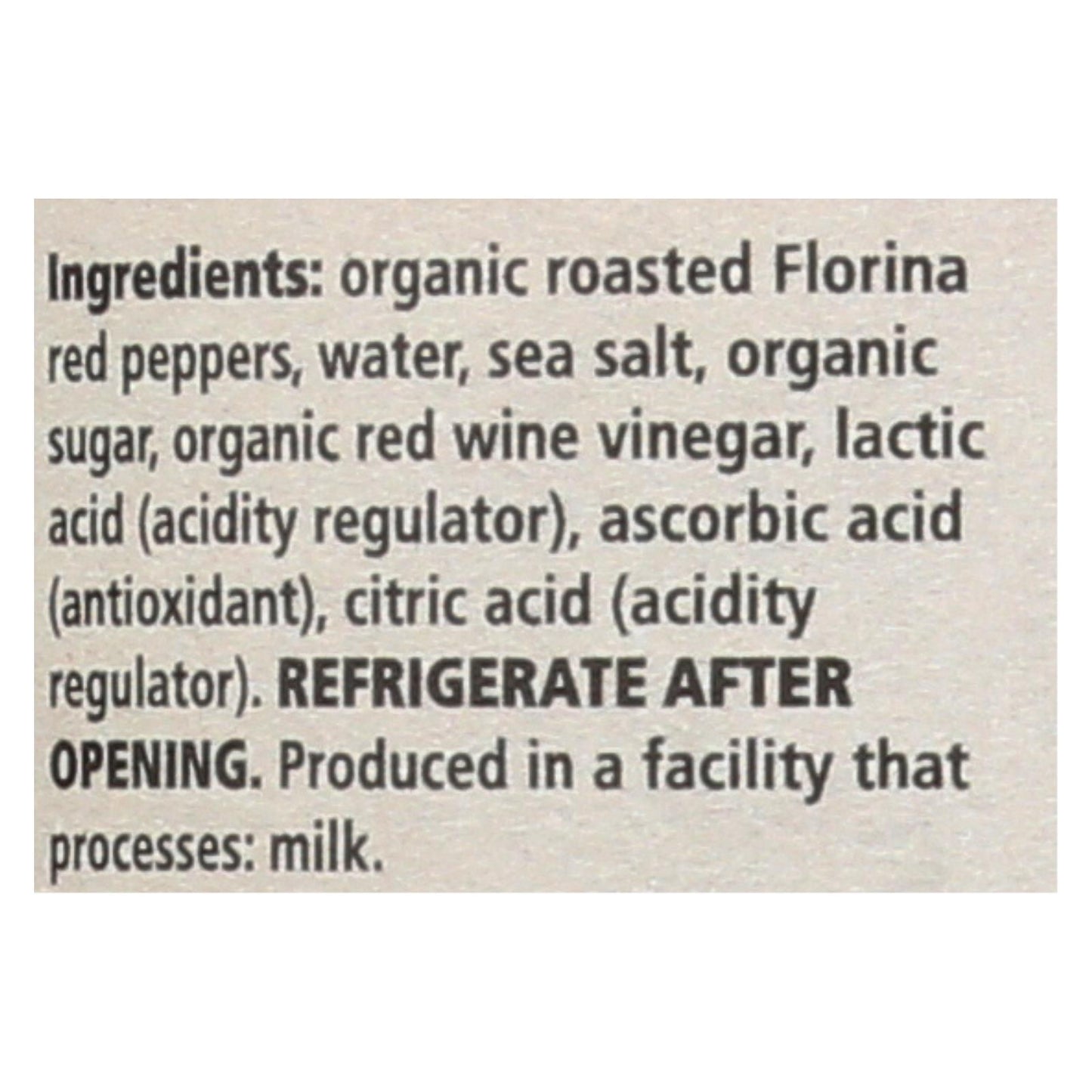 Divina, Organic Fire Roasted Sweet Peppers - Case Of 6 - 16.2 Oz