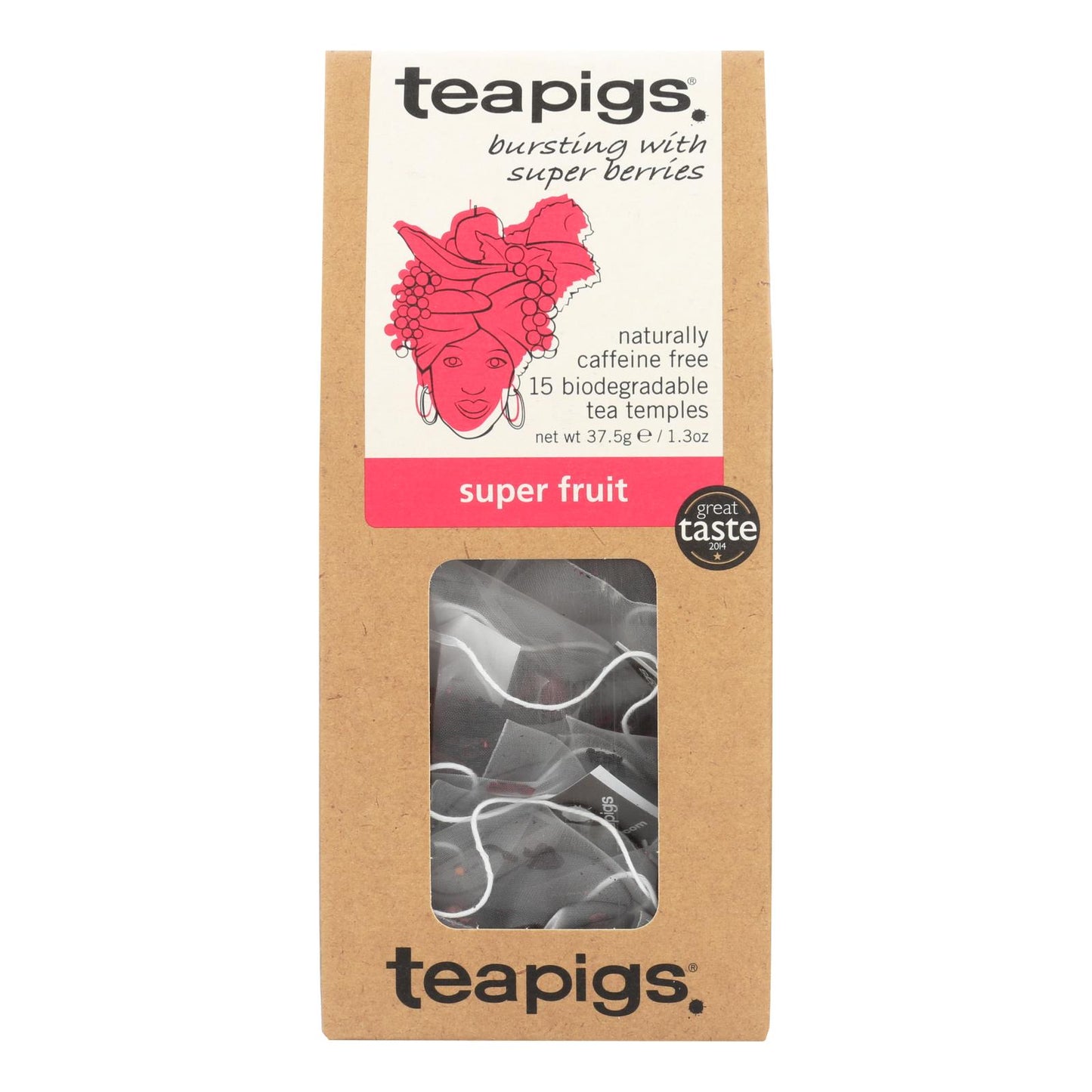 Teapigs Super Fruits Bursting With Super Berries Tea - Case Of 6 - 15 Ct