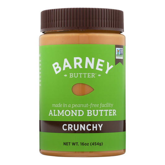 Barney Butter - Almond Butter - Crunchy - Case Of 6 - 16 Oz.