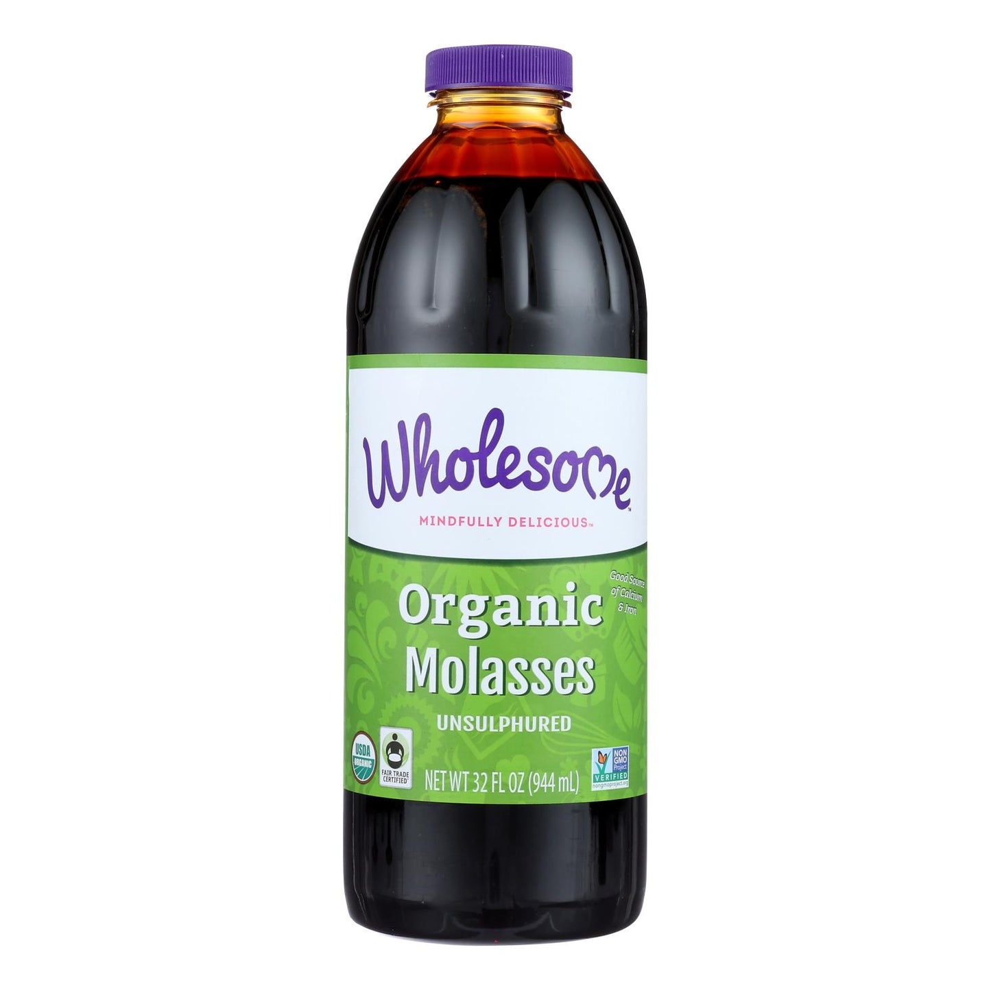 Wholesome Sweeteners Organic Molasses
- Liquid Sweetener - Case Of 12 - 32 Oz.