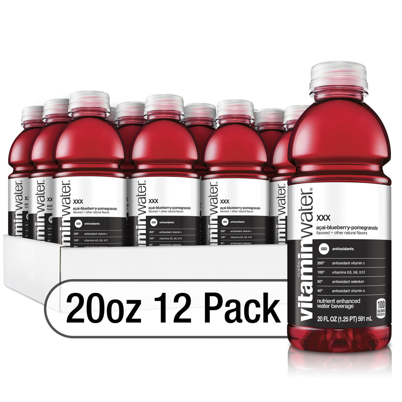 GLC VIT WATER XXX ( 12 X 20 OZ )