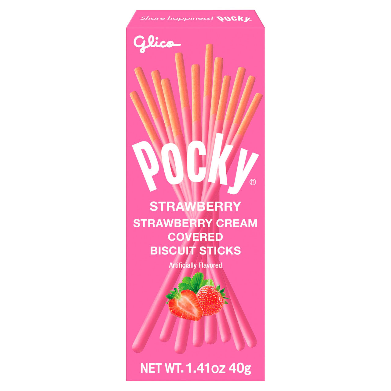 Glico Pretz Cookie Strawberry (20x1.41OZ )