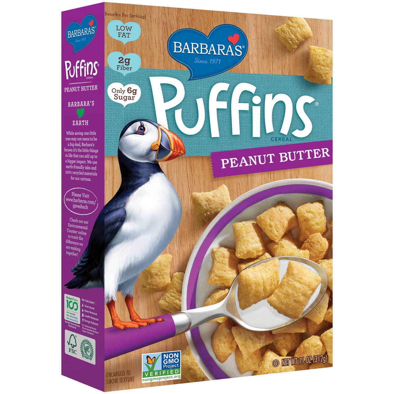 Barbara's Peanut Butter Puffins (12x11 Oz)