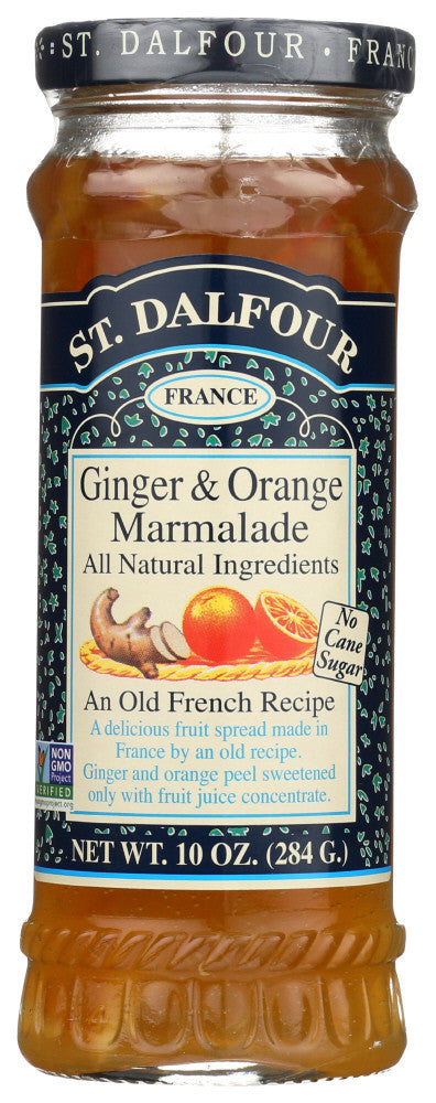 St. Dalfour Ginger Orange 100% Fruit Conserve (6x10 Oz)