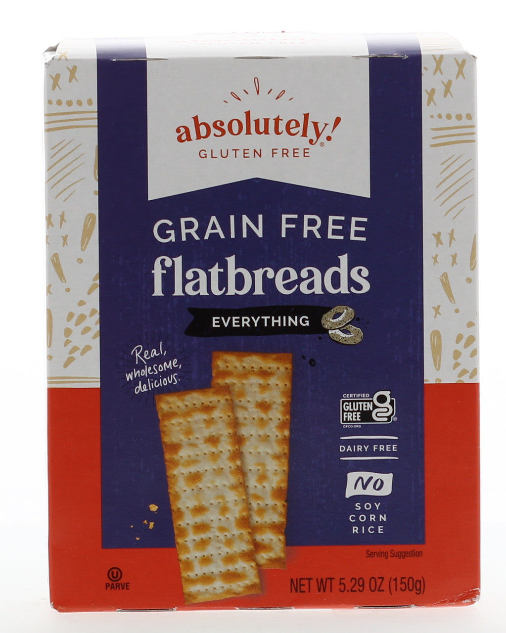 Absolutely Gluten Free Flatbrd Everything (12x5.29OZ )