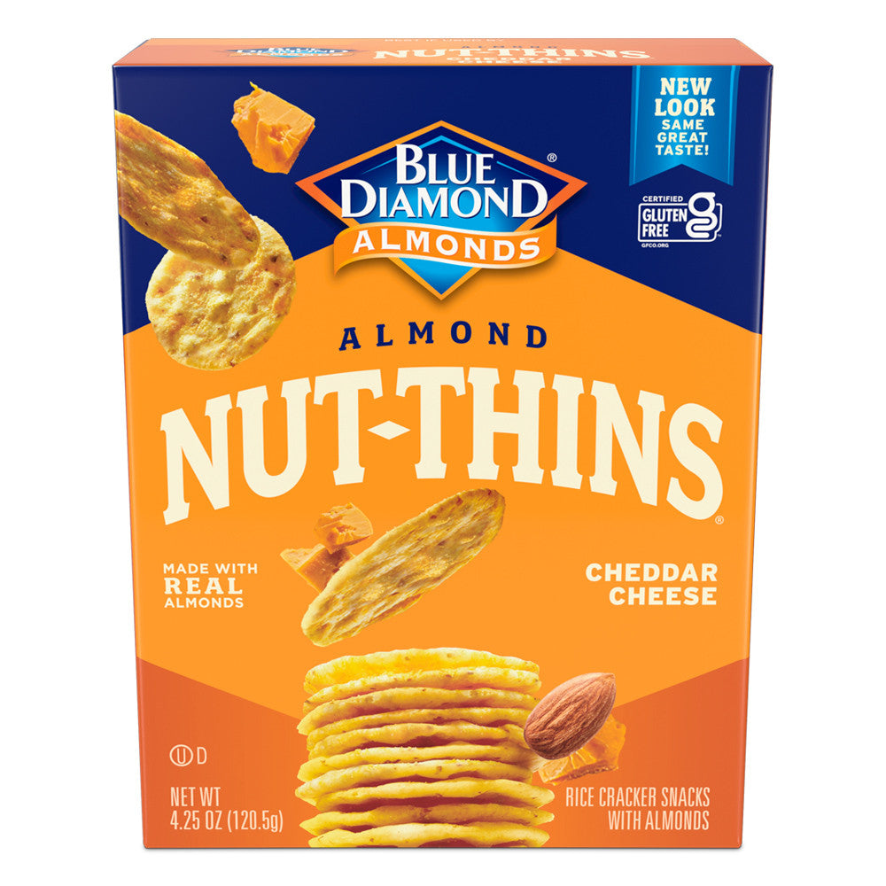 Blue Diamond Cheddar Cheese Thin Crackers (12x4.25 Oz)