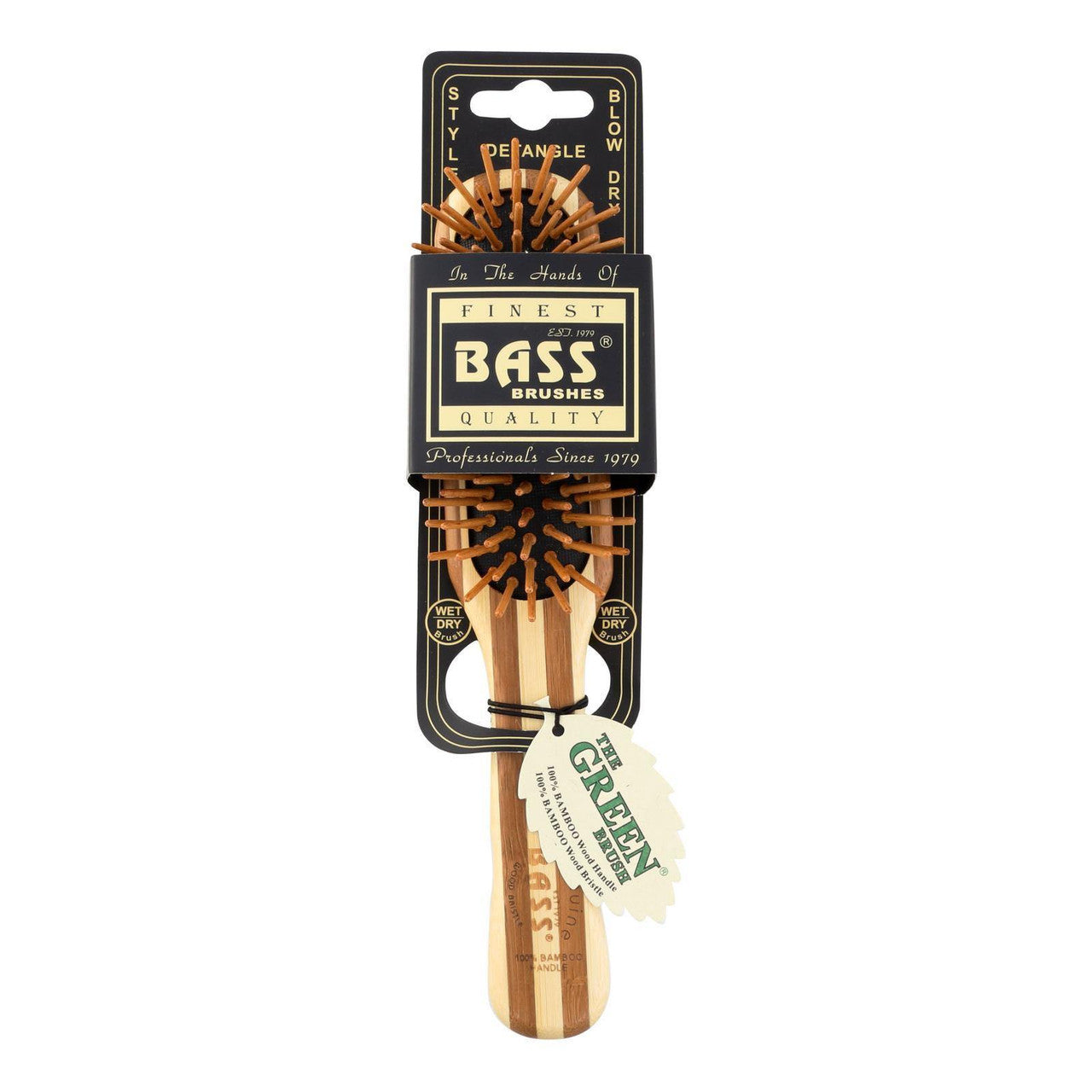 BASS HAIR BRSH BAM HANDL ( 1 X 1 CT )