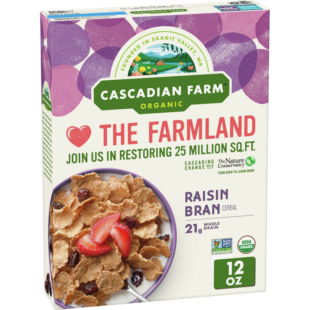 Cascadian Farm Raisin Bran (10x12OZ )