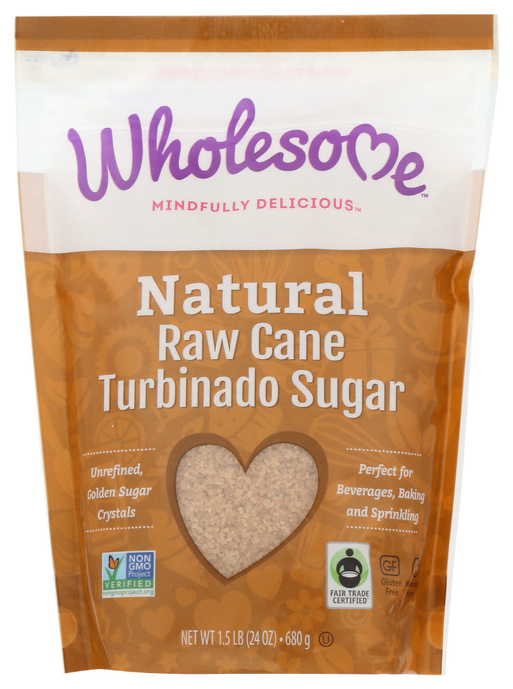 Wholesome Sweeteners Fair Trade Raw Cane Sugar (12x1.5 LB)