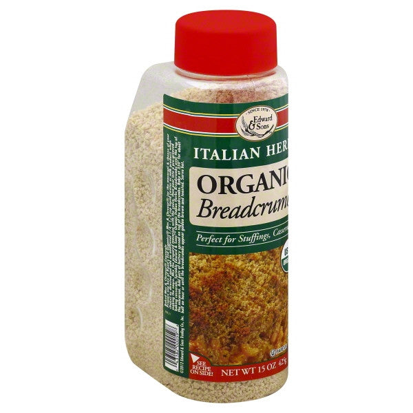 Edward & Sons Italian Herb Breadcrumbs (6x15 Oz)