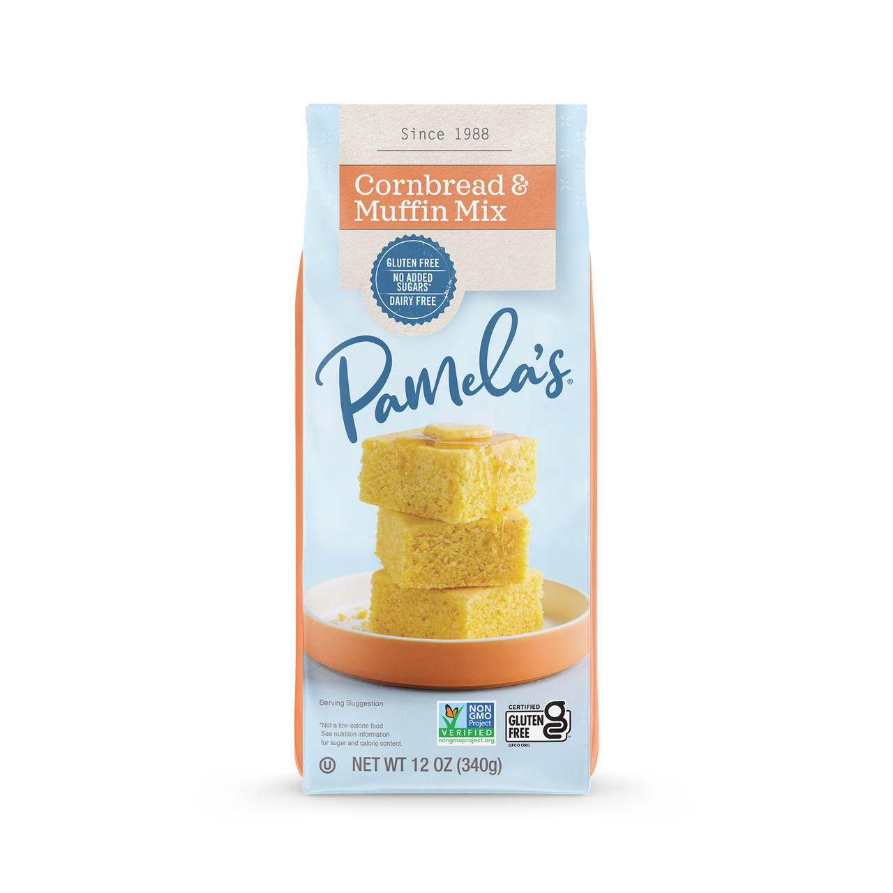 Pamela's Corn Bread & Muffin Mix (6x12 Oz)