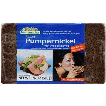 Mestemacher Pumpernickel Bread (12x17.6 Oz)