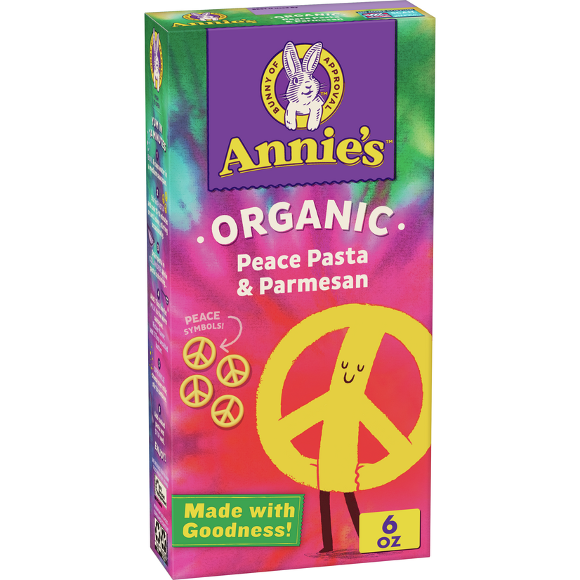 Annie's Peace Pasta & Parmesan (12x6 Oz)