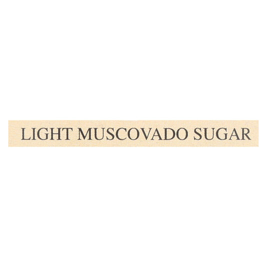 India Tree Gourmet Spices & Specialties Light Muscovado Sugar  - Case Of 6 - 16 Oz