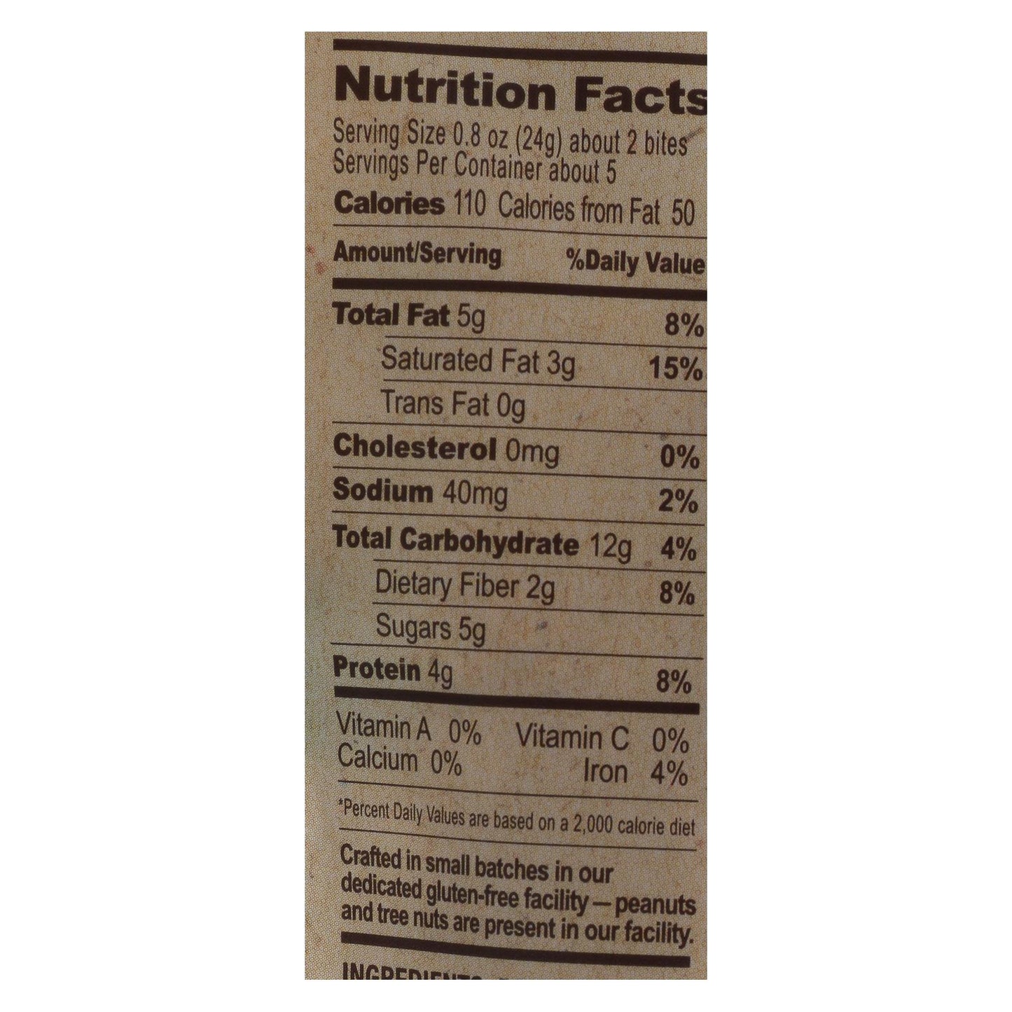 Gfb Nutrition Bites - Case Of 6 - 4 Oz